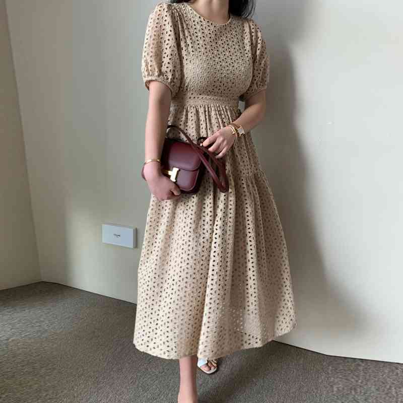 Sexy Office Chic Summer Dress Women O Neck Embroidery Hollow Out High Waist Long Vestidos Female Fashion Clothes 210520, Photo color
Sexy Office Chic Summer Dress Women O Neck Embroidery Hollow Out High Waist Long Vestidos Female Fashion Clothes 210520, Photo color