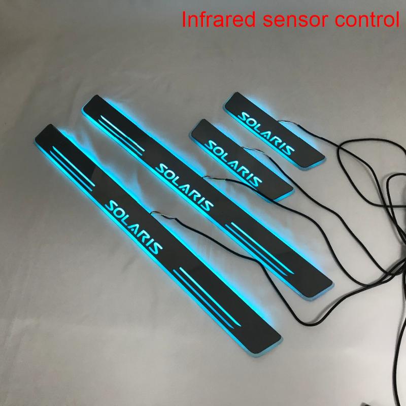 Infrared Sensor Control Led Door Sill Plate Strip Welcome Light Threshold Guard Protectors For Solaris Interior&External Lights
Infrared Sensor Control Led Door Sill Plate Strip Welcome Light Threshold Guard Protectors For Solaris Interior&External Lights