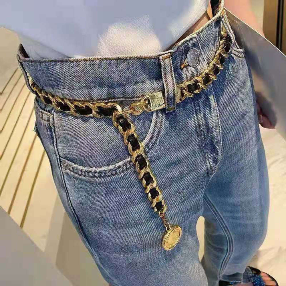 Personalized Designer's Leather Woven Chain Long Waist Fashionable Metal Carving Pendant Belt, Black
Personalized Designer's Leather Woven Chain Long Waist Fashionable Metal Carving Pendant Belt, Black