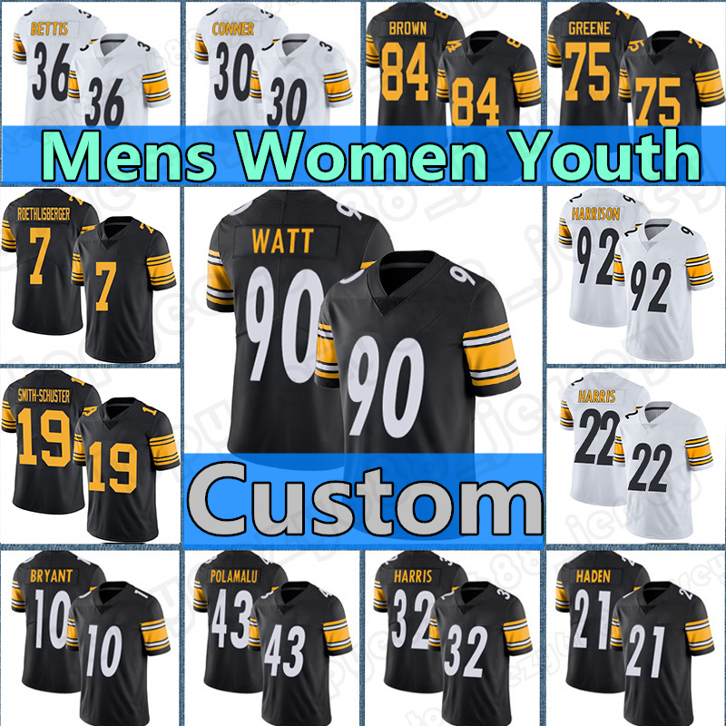 Custom Najee Harris Pittsburgh Mens Steeler 90 T.J. Watt Jerseys 19 Juju Smith-Schuster Football Minkah Fitzpatrick Youth 7 Ben Roethlisberger Women Devin Bush, Custom youth (gangren)
Custom Najee Harris Pittsburgh Mens Steeler 90 T.J. Watt Jerseys 19 Juju Smith-Schuster Football Minkah Fitzpatrick Youth 7 Ben Roethlisberger Women Devin Bush, Custom youth (gangren)
