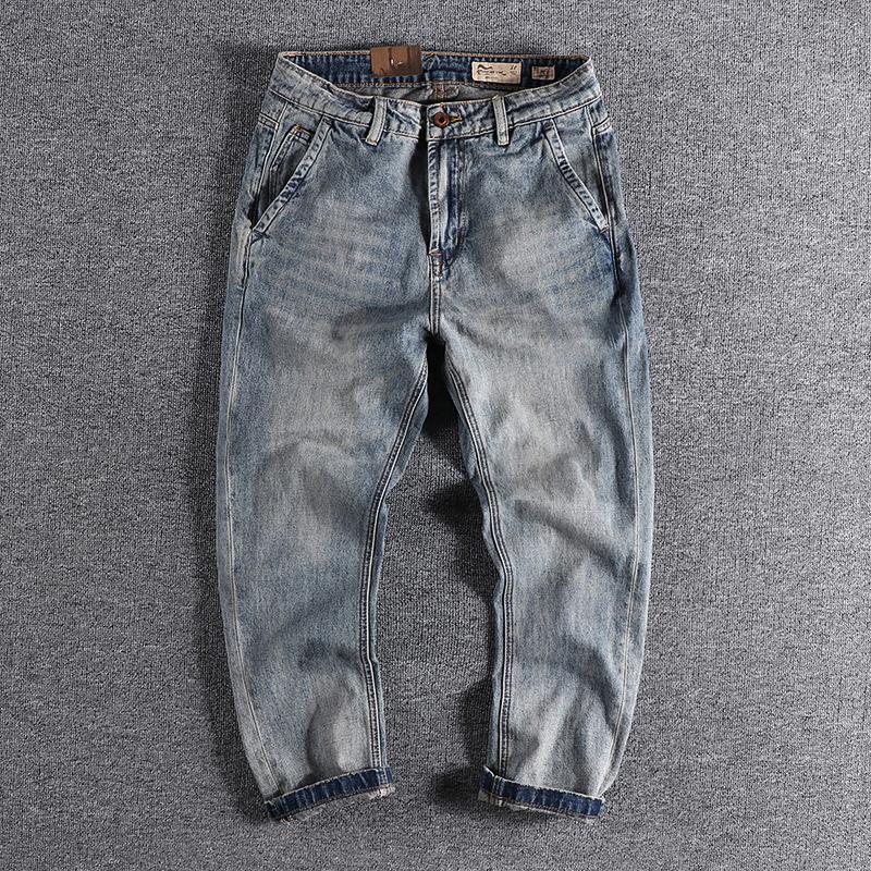 Men's Jeans 2021 Blue Trend Slim Youth Trouser Small Straight High Quality Nine Point Pants For Promotion 201
Men's Jeans 2021 Blue Trend Slim Youth Trouser Small Straight High Quality Nine Point Pants For Promotion 201