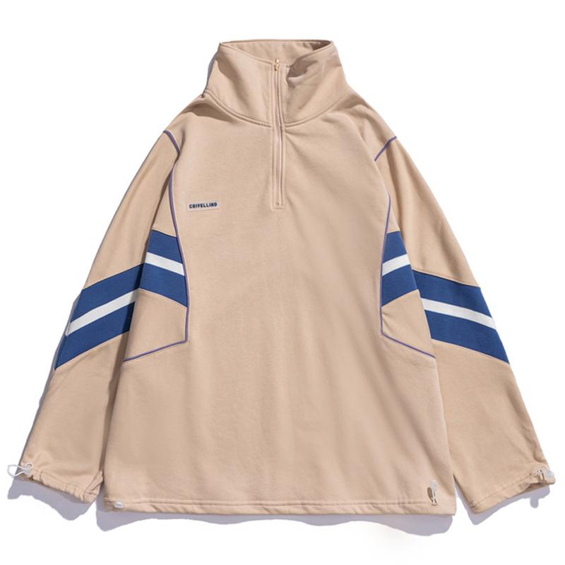Men' Hoodies & Sweatshirts Men Oversize Half Zipper Color Block Loose Mens Pullover Unisex Harajuku Jackets
Men' Hoodies & Sweatshirts Men Oversize Half Zipper Color Block Loose Mens Pullover Unisex Harajuku Jackets