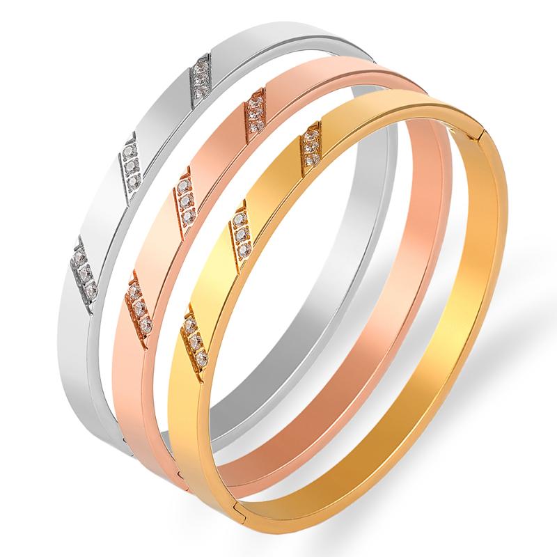 Bangle 2021 Model Jewelry Stars Bangles Stainless Steel Bracelet Rose Gold Color Women Couple Wrist Custom Logo
Bangle 2021 Model Jewelry Stars Bangles Stainless Steel Bracelet Rose Gold Color Women Couple Wrist Custom Logo