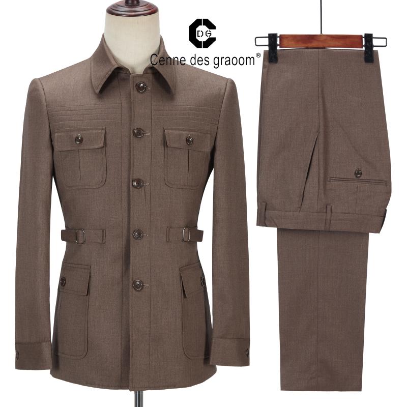 Men's Suits & Blazers Cenne Des Graoom Coffee Safari Tailor-Made Pants Normal Business Causal Party Singer Groom Wedding PromV82-3, Dg-v82-3
Men's Suits & Blazers Cenne Des Graoom Coffee Safari Tailor-Made Pants Normal Business Causal Party Singer Groom Wedding PromV82-3, Dg-v82-3