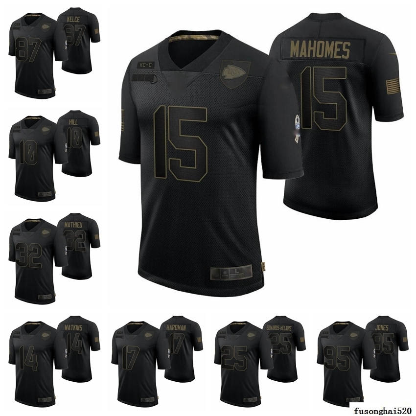 Custom KansasCityChiefsMen 15 Patrick Mahomes 87 Travis Kelce 10 Tyreek Hill 32 Tyrann Mathieu 2020 Salute To Service Retired Limited Football, 11
Custom KansasCityChiefsMen 15 Patrick Mahomes 87 Travis Kelce 10 Tyreek Hill 32 Tyrann Mathieu 2020 Salute To Service Retired Limited Football, 11