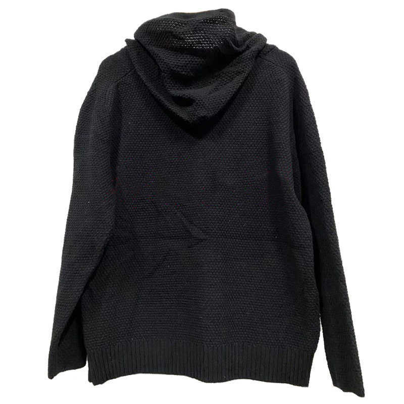 Autumn Winter Mens Sweaters Casual Zipper Cardigan Sweater Men Full Sleeve Hooded Knitted Sweater Solid Knitwear Coat 210929