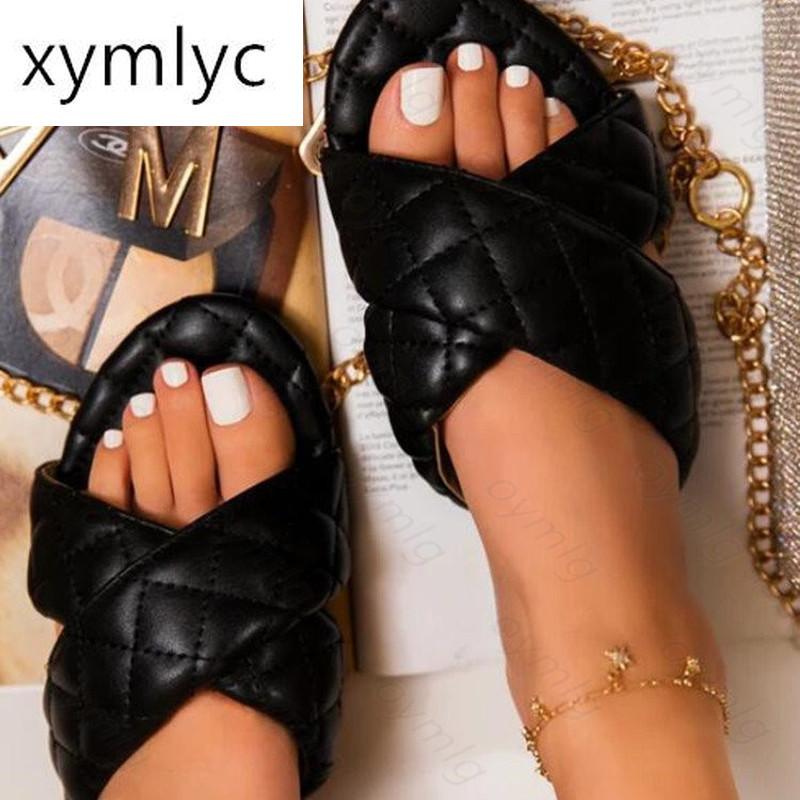 Women Woven Slippers Slip On Slides Fashion Brand Square Toe Leather Flat Sandal Female Outdoor Casual, Black
Women Woven Slippers Slip On Slides Fashion Brand Square Toe Leather Flat Sandal Female Outdoor Casual, Black