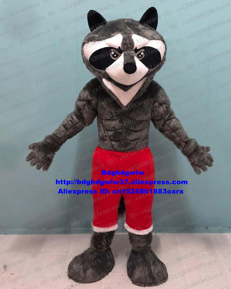 Mascot Costumes Grey Long Fur Raccoon Racoon Procyon Lotor Mascot Costume Adult Cartoon Character Head Very Big Halloween All Hallows zx2116, Default color
Mascot Costumes Grey Long Fur Raccoon Racoon Procyon Lotor Mascot Costume Adult Cartoon Character Head Very Big Halloween All Hallows zx2116, Default color