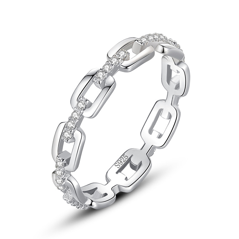 New 100% 925 Sterling Silver Simple Ring Cadena Hueca Stackable Charming Finger Rings For Women Girls Party Accessories Jewelry
New 100% 925 Sterling Silver Simple Ring Cadena Hueca Stackable Charming Finger Rings For Women Girls Party Accessories Jewelry