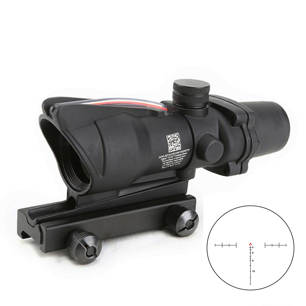 Trijicon Hunting Scope ACOG 4X32 Real Fiber Optics Tactical Red Dot Sight Chevron Glass Etched Reticle Illuminated Sight.
Trijicon Hunting Scope ACOG 4X32 Real Fiber Optics Tactical Red Dot Sight Chevron Glass Etched Reticle Illuminated Sight.