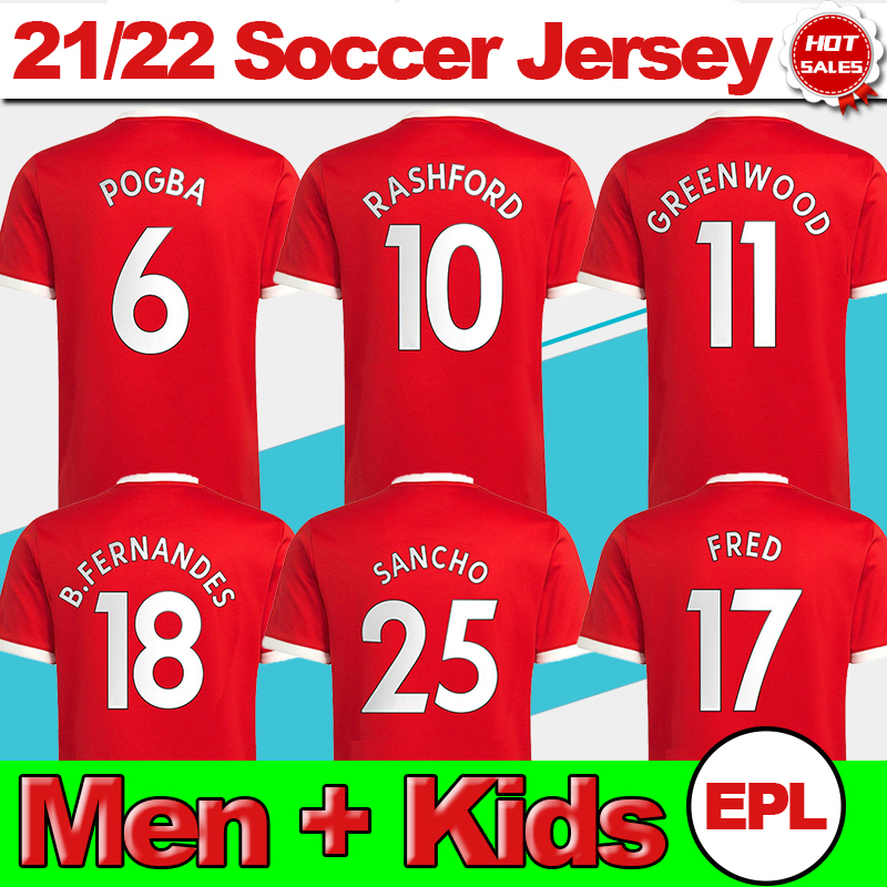 #11 GREENWOOD Home Red Soccer Jersey 2021/2022 #25 SANCHO Men Adult Soccer Shirt 21/22 #18 B.FERNANDES #10 RASHFORD #6 POGBA football Uniform Kids kit, Home no patch
#11 GREENWOOD Home Red Soccer Jersey 2021/2022 #25 SANCHO Men Adult Soccer Shirt 21/22 #18 B.FERNANDES #10 RASHFORD #6 POGBA football Uniform Kids kit, Home no patch