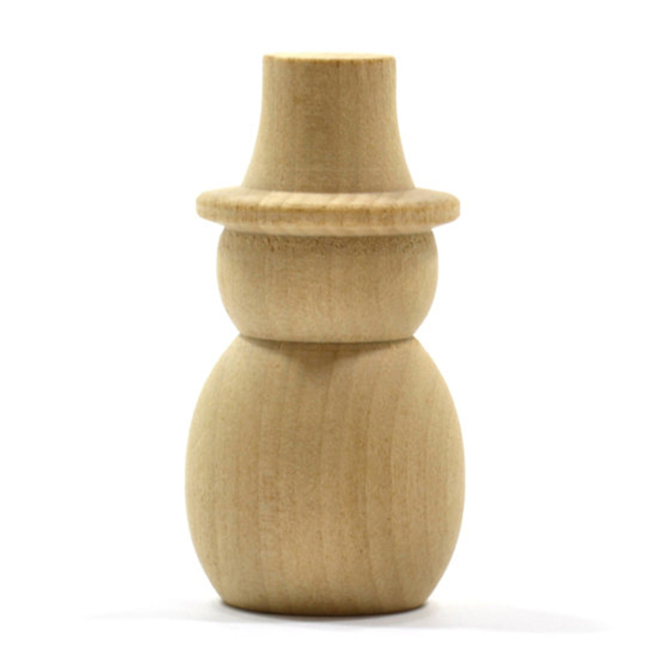 10 PCS Wooden Peg Doll Natural Wood Snowman Unfinished Wood Craft DIY Wedding Decoration Valentine's day gifts