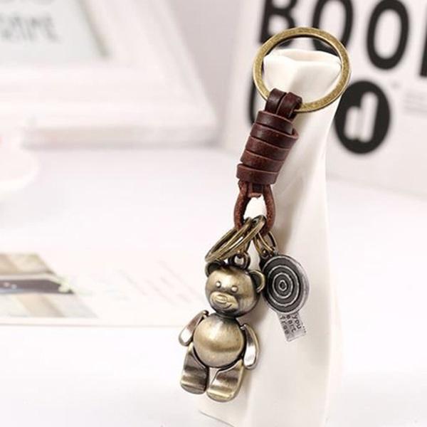 Keychains Keychain Leather Alloy + GOGOU PK-K72 Bear 11 * 3 2.5 Cm 41 G Cinnamon Punk Rock Hip Hop
Keychains Keychain Leather Alloy + GOGOU PK-K72 Bear 11 * 3 2.5 Cm 41 G Cinnamon Punk Rock Hip Hop