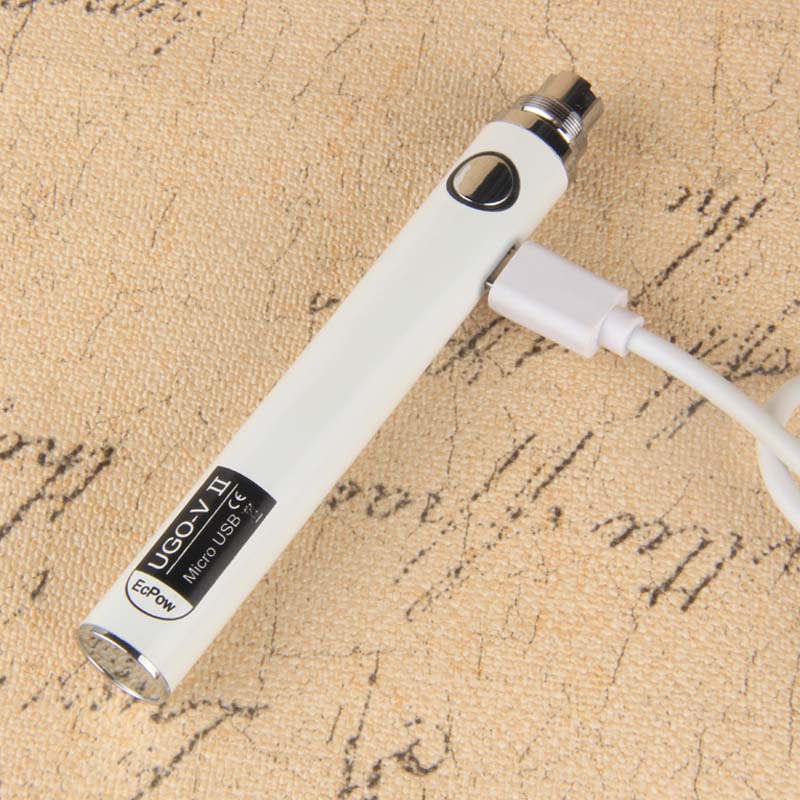 Authentic 510 eGo Vaporizer Evod Battery 650 900 mah Micro USB Pass Through UGO V II Electronic Cigarette Vape Batteries with Charger
Authentic 510 eGo Vaporizer Evod Battery 650 900 mah Micro USB Pass Through UGO V II Electronic Cigarette Vape Batteries with Charger