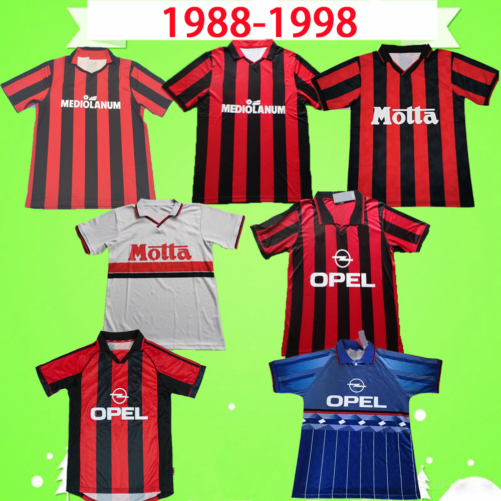 1988 1989 1990 1991 1992 1993 1994 1995 1996 1997 1998 soccer jersey Retro vintage football shirt classic ac MALDINI MILAN VAN BASTEN WEAH 95 96 blue
1988 1989 1990 1991 1992 1993 1994 1995 1996 1997 1998 soccer jersey Retro vintage football shirt classic ac MALDINI MILAN VAN BASTEN WEAH 95 96 blue