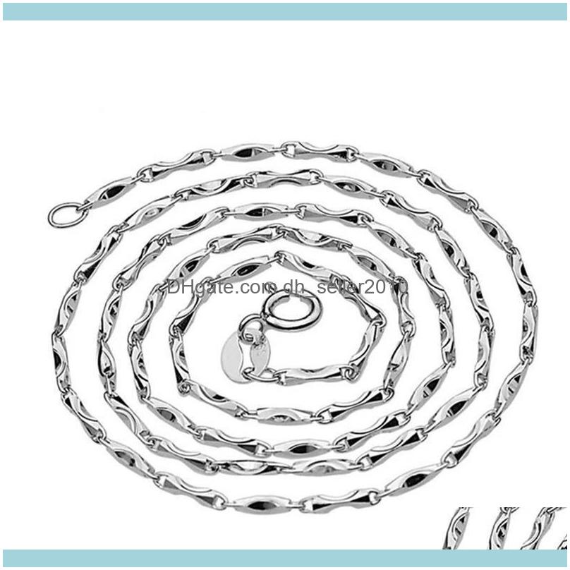 Necklaces & Pendants Jewelryingot Chain Sterling Sier Necklace Without Pendant Clavicle Aessories Naked Single Chains Drop Delivery 2021 Q3D
Necklaces & Pendants Jewelryingot Chain Sterling Sier Necklace Without Pendant Clavicle Aessories Naked Single Chains Drop Delivery 2021 Q3D