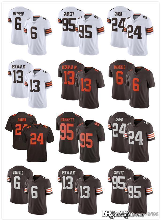 Men Women Youth Cleveland Browns 13 Odell Beckham Jr 24 Nick Chubb 6 Baker Mayfield 95 Myles Garrett Football Jerseys, Black;red 
Men Women Youth Cleveland Browns 13 Odell Beckham Jr 24 Nick Chubb 6 Baker Mayfield 95 Myles Garrett Football Jerseys, Black;red