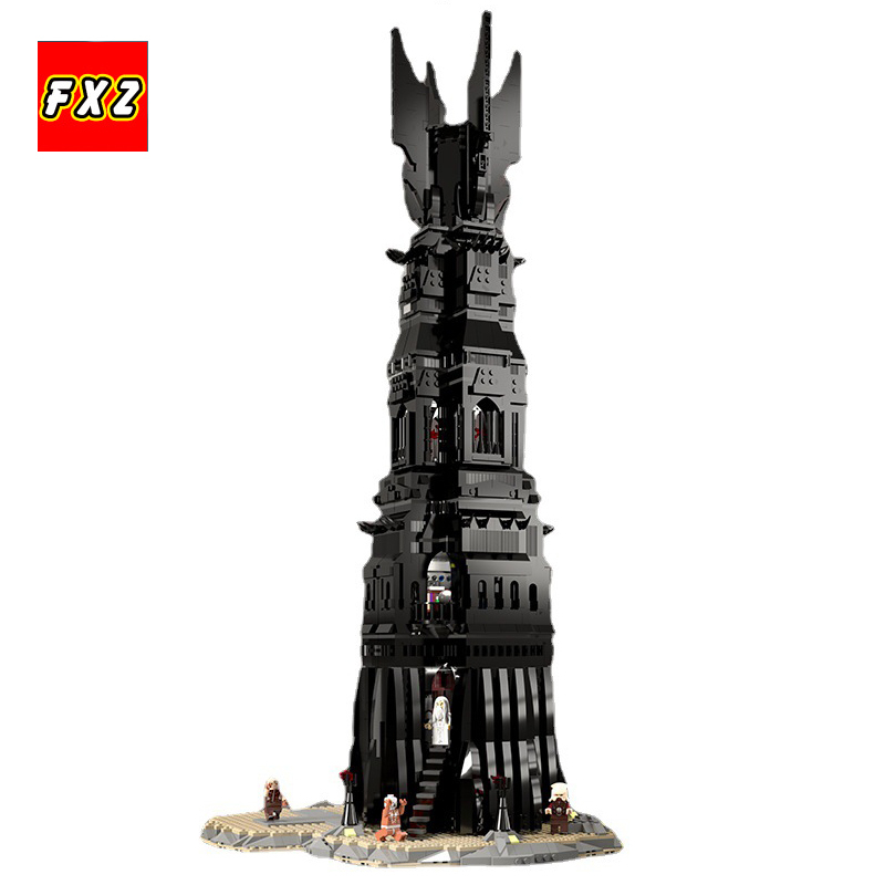 

Movie Series The Tower of Orthanc Building Blocks 112501 Educational Bricks MOC Compatible Educational Toys Birthday Boy Gifts 16010 10237