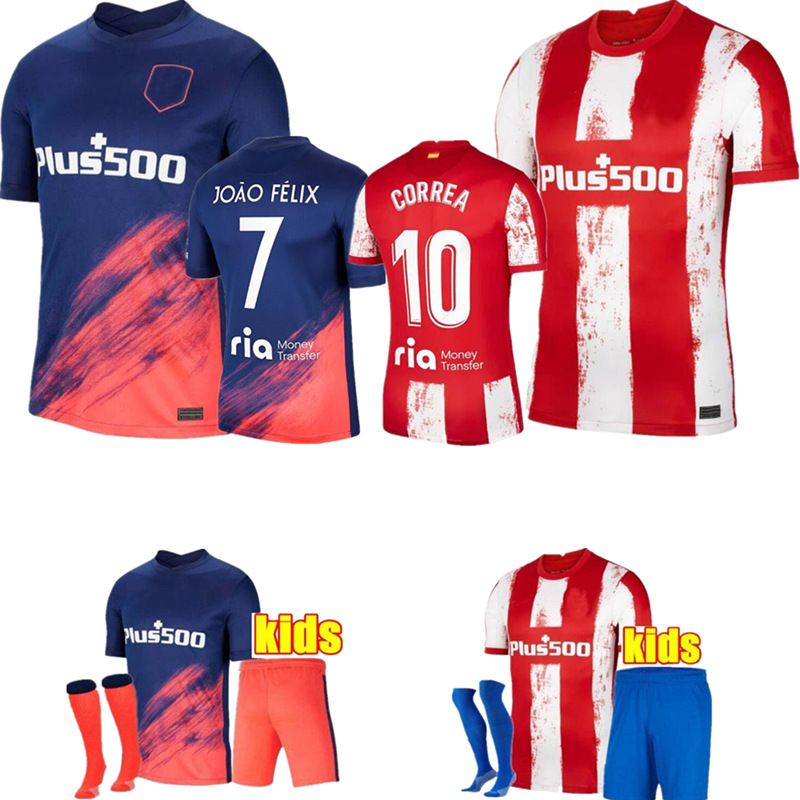 2021 Atletico Madrid Soccer Jerseys SUAREZ JOÃO FÉLIX Jersey 2022 M. Llorente CORREA KOKE LEMAR CARRASCO adult Men Kids kit youth Football Shirt, Kids away+league patch
2021 Atletico Madrid Soccer Jerseys SUAREZ JOÃO FÉLIX Jersey 2022 M. Llorente CORREA KOKE LEMAR CARRASCO adult Men Kids kit youth Football Shirt, Kids away+league patch