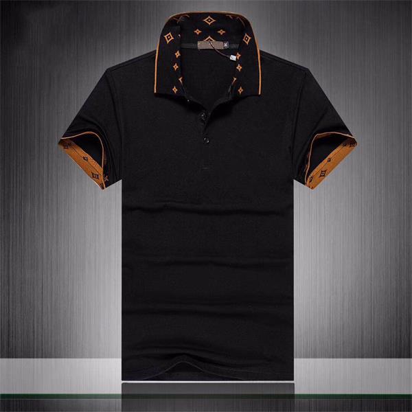 Retro Mens Polos a drees Summer High Quality 100%cotton Men Tees Short Sleeve Classic Casual Cotton Male Polo Shirts Size M-3XL#15, Black
Retro Mens Polos a drees Summer High Quality 100%cotton Men Tees Short Sleeve Classic Casual Cotton Male Polo Shirts Size M-3XL#15, Black