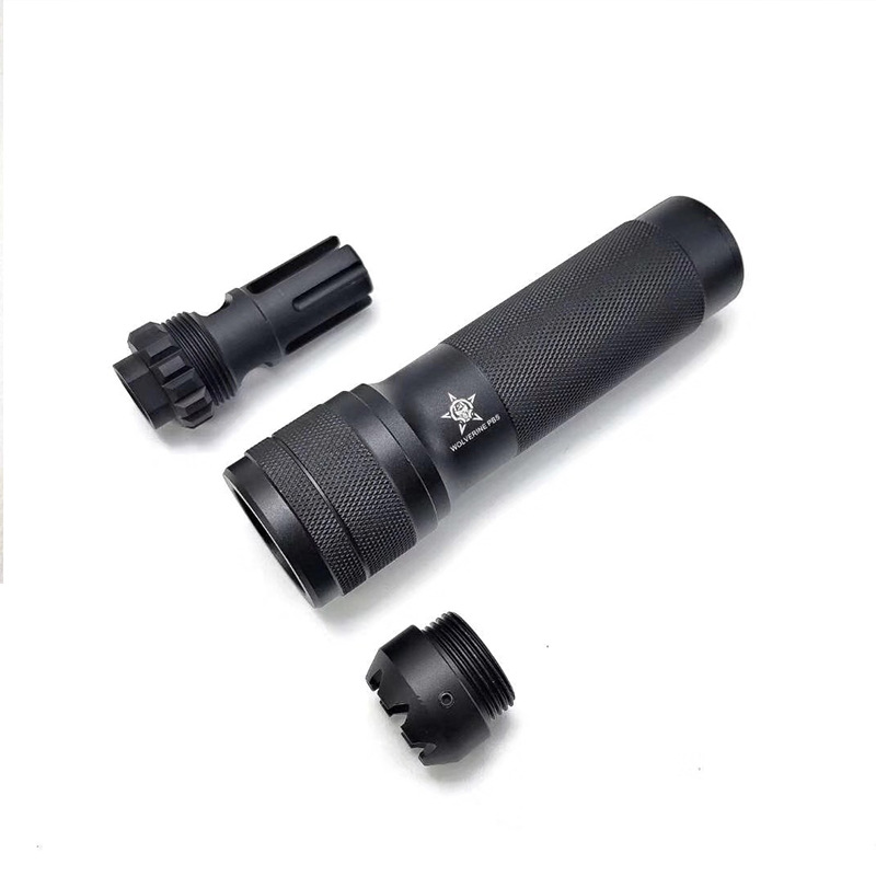 mini metal silencer decoration 19mm in-line 14mm reverse thread adapter DTM-105 flash hider slr airsoft rifle toy
mini metal silencer decoration 19mm in-line 14mm reverse thread adapter DTM-105 flash hider slr airsoft rifle toy