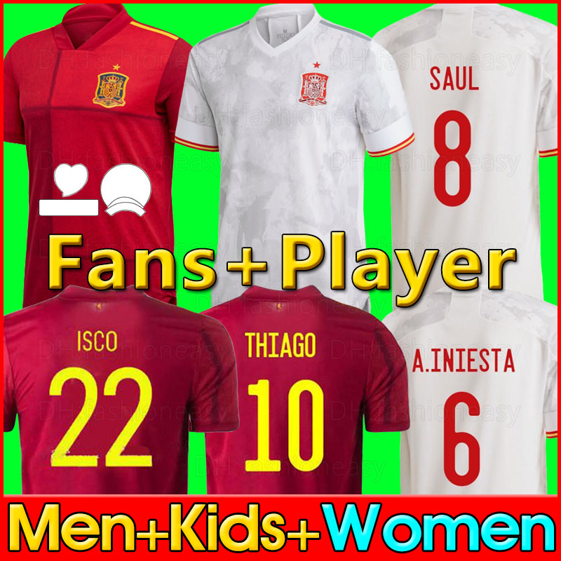 Fans Player version Spain soccer jersey 2021 PACO MORATA A.INIESTA PIQUE España Camiseta 20 21 European Cup ALCACER SERGIO ALBA men women kit uniformes, P01 2020 home fans
Fans Player version Spain soccer jersey 2021 PACO MORATA A.INIESTA PIQUE España Camiseta 20 21 European Cup ALCACER SERGIO ALBA men women kit uniformes, P01 2020 home fans