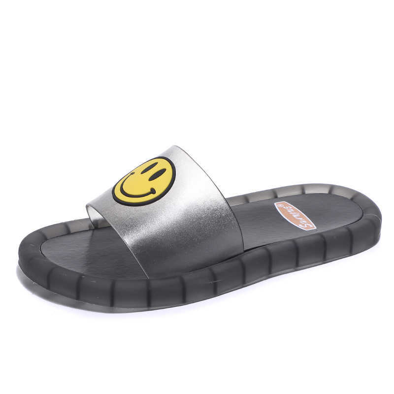 2020 Summer Girls Boys Luminous Slippers Children Soft PVC Shoes Toddler Kids Home Sandals Comfortable Baby Slides Flip Flops X0703