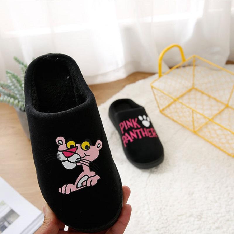Cartoon Panther Winter Slippers Indoor Non-slip Warm Home Cotton Slippers Thick-soled Wool Male Shoes PVC, Black
Cartoon Panther Winter Slippers Indoor Non-slip Warm Home Cotton Slippers Thick-soled Wool Male Shoes PVC, Black