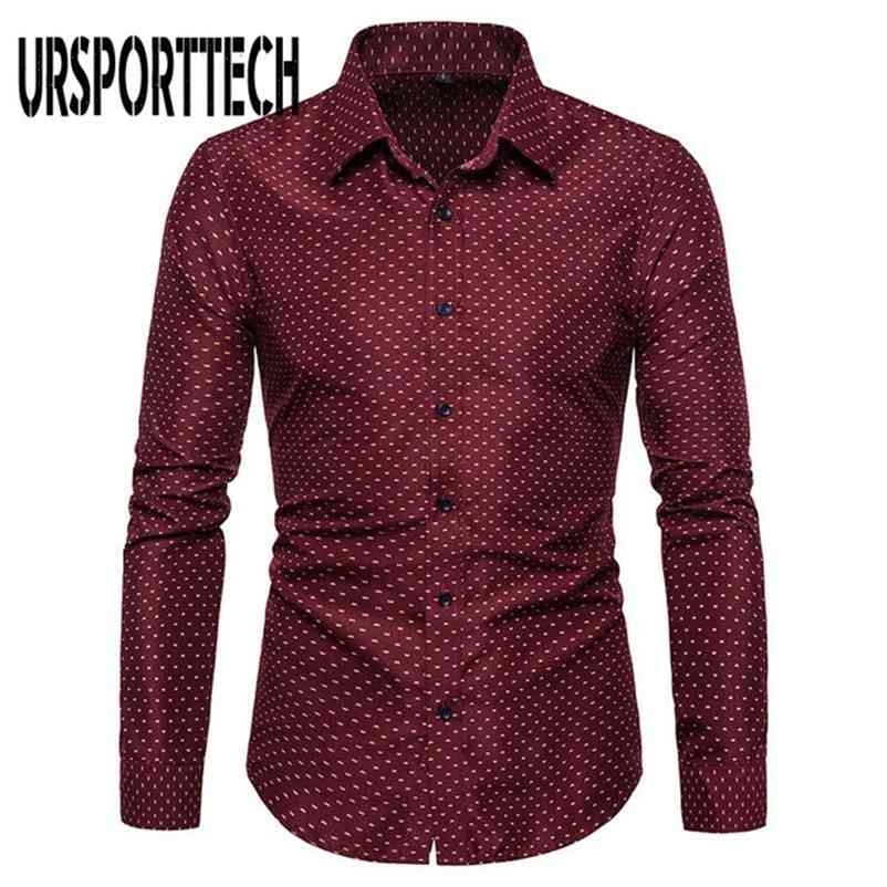 URSPORTTECH Print Long Sleeve Shirt Men Large Size Regular Fit Elegant Casual Shirts Male Business Dress Shirt Camisas Masculina 210708, Green
URSPORTTECH Print Long Sleeve Shirt Men Large Size Regular Fit Elegant Casual Shirts Male Business Dress Shirt Camisas Masculina 210708, Green