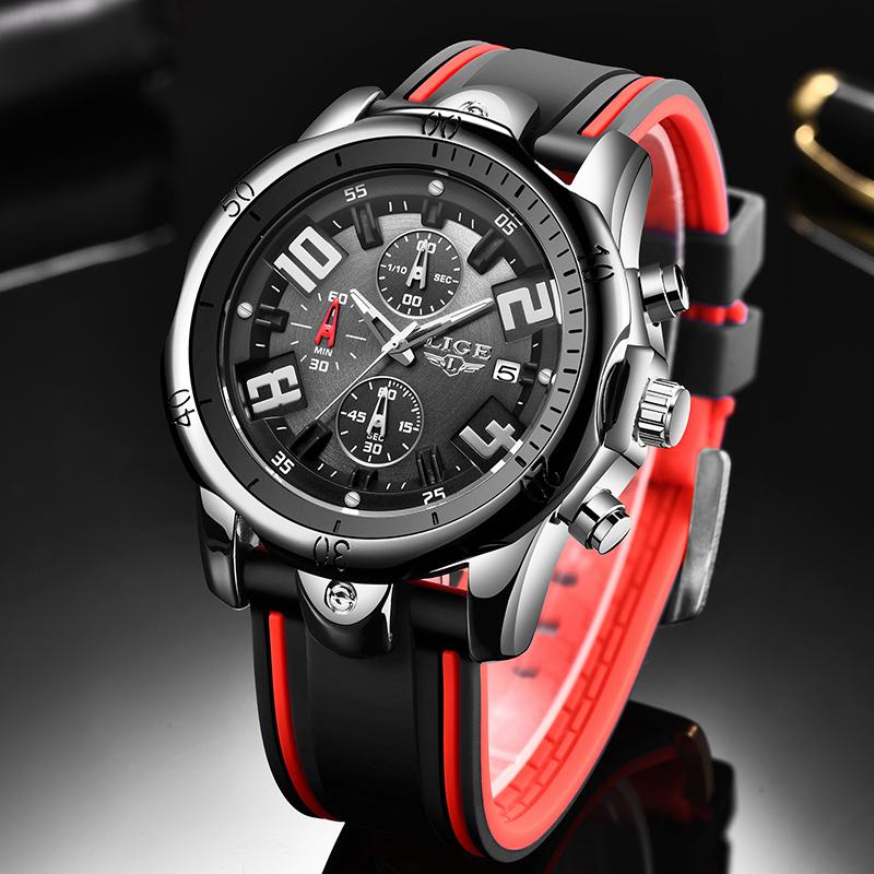 Wristwatches Watch Men LIGE 2021 Fashion Black Mens Watches Top Unique Silicone Waterproof Quartz Clock Chronograph, Slivery;brown
Wristwatches Watch Men LIGE 2021 Fashion Black Mens Watches Top Unique Silicone Waterproof Quartz Clock Chronograph, Slivery;brown
