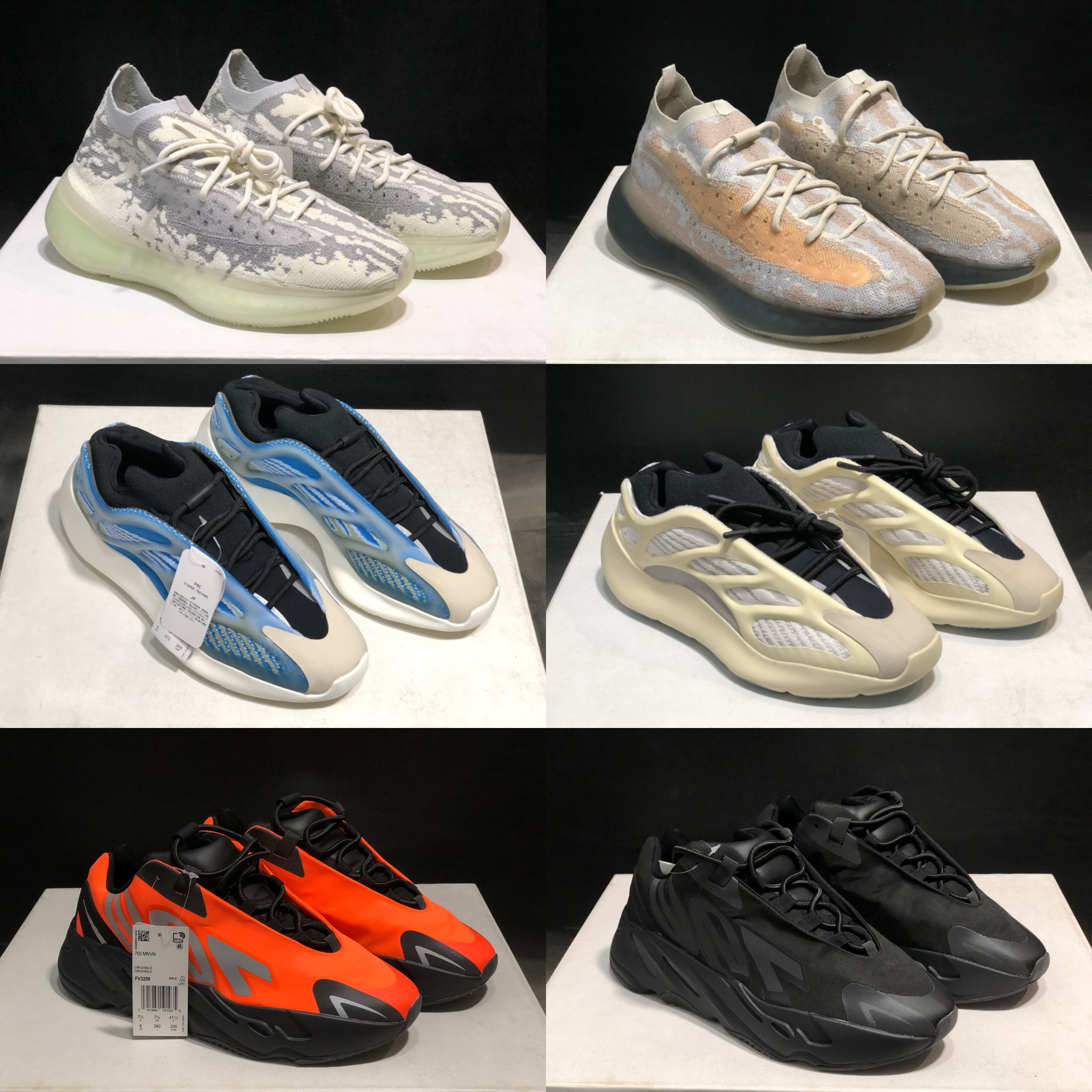 Top Quality 700 Sunn V2 V3 Running Shoes Men Women 3M Reflective MNVN Phosphor Boost 380 Pepper Alien Azael Designer Sneakers With Box
Top Quality 700 Sunn V2 V3 Running Shoes Men Women 3M Reflective MNVN Phosphor Boost 380 Pepper Alien Azael Designer Sneakers With Box