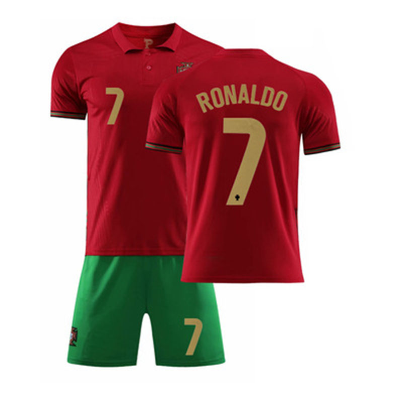 Portugal football team uniform 7# jersey home and away jersey breathable sportswear adult children's suit for fans and players, Brown
Portugal football team uniform 7# jersey home and away jersey breathable sportswear adult children's suit for fans and players, Brown