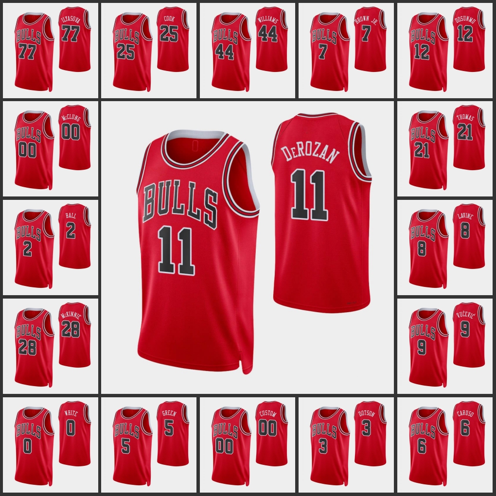 Men Chicago''Bulls''DeMar DeRozan Alex Caruso Nikola Vucevic Ayo Dosunmu Matt Thomas 75th Anniversary Diamond Custom Red Jersey, Black
Men Chicago''Bulls''DeMar DeRozan Alex Caruso Nikola Vucevic Ayo Dosunmu Matt Thomas 75th Anniversary Diamond Custom Red Jersey, Black