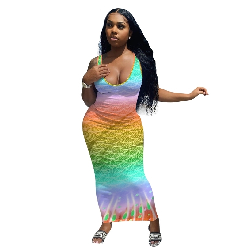 Print Knit Dress Women Green Y2K Summer Sexy Bodycon Sleeveless Spaghetti Strap Beach Party Sundress Casual Midi Dresses 210525, Coral red
Print Knit Dress Women Green Y2K Summer Sexy Bodycon Sleeveless Spaghetti Strap Beach Party Sundress Casual Midi Dresses 210525, Coral red