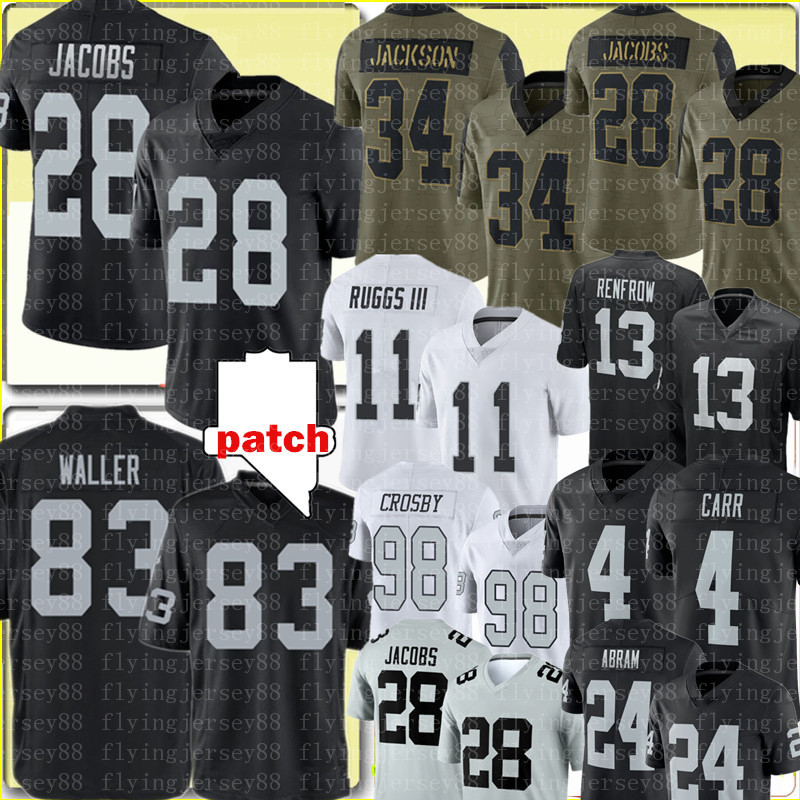 28 Josh Jacobs 83 Darren Waller Jersey 34 Bo Jackson 4 Derek Carr 11 Henry Ruggs III 13 Hunter Renfrow Football Jerseys Maxx Crosby Charles Woodson Howie Long, Women +patch {s-xxl} tuxizhe
28 Josh Jacobs 83 Darren Waller Jersey 34 Bo Jackson 4 Derek Carr 11 Henry Ruggs III 13 Hunter Renfrow Football Jerseys Maxx Crosby Charles Woodson Howie Long, Women +patch {s-xxl} tuxizhe