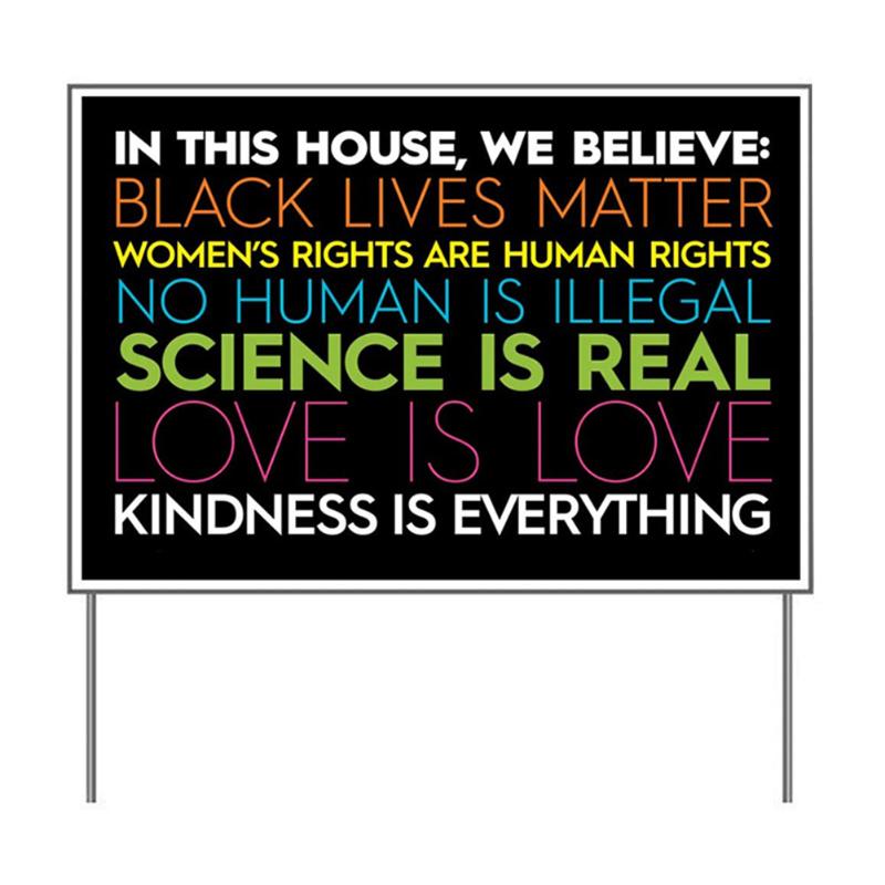 Yard Sign Woman's Rights Human Bright Colors For Garden Party Lawn Outdoor Hogard Decorations
Yard Sign Woman's Rights Human Bright Colors For Garden Party Lawn Outdoor Hogard Decorations
