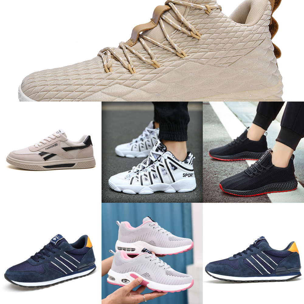 2D58 2021 men women running shoes platform trainers beige black grey triple white 889 outdoor sports sneakers size 39-44, Color #2
2D58 2021 men women running shoes platform trainers beige black grey triple white 889 outdoor sports sneakers size 39-44, Color #2