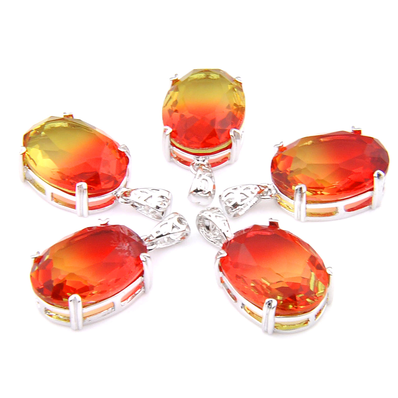 Mix 5 Pieces Pendants Luckyshine Shine Oval ShapeYellow Watermelone Tourmaline Gemstone 925 Silver Pendant Necklaces
Mix 5 Pieces Pendants Luckyshine Shine Oval ShapeYellow Watermelone Tourmaline Gemstone 925 Silver Pendant Necklaces