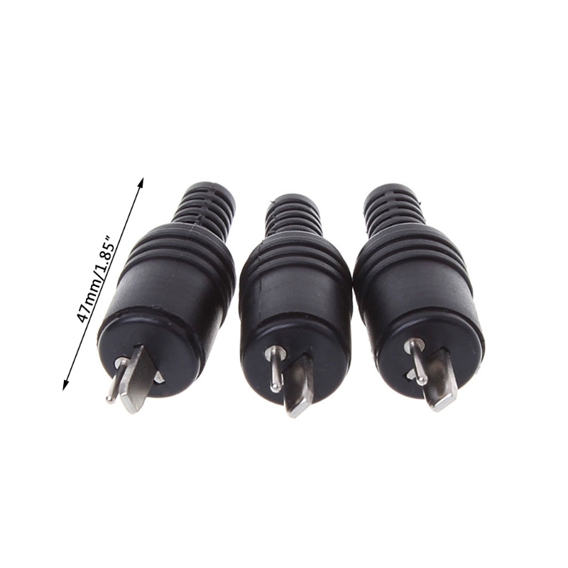 10 Stick 2 Pin Din Speaker Plug 2-Pin Plug Hifi Loudspeaker Cable Soldier Connector