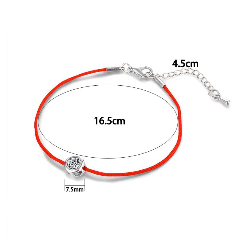 Beaded, Strands 9 Colors Red Rope Bracelet Round 6mm Cubic Zircon Charm Friendship Bracelets & Bangles For Women Wedding Party Jewelry Gift, Black
Beaded, Strands 9 Colors Red Rope Bracelet Round 6mm Cubic Zircon Charm Friendship Bracelets & Bangles For Women Wedding Party Jewelry Gift, Black