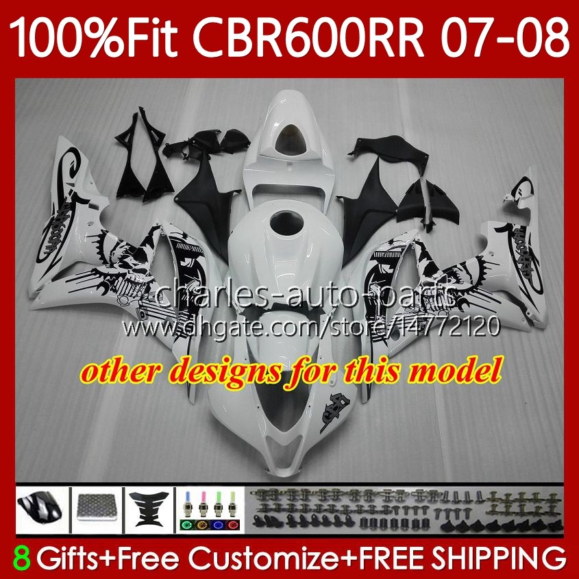 OEM Body For HONDA CBR 600RR CBR600 RR F 5 2007-2008 Bodywork 70No.170 CBR 600 RR CC F5 600F5 600CC 2007 2008 CBR600F5 CBR600RR 07 08 Injection mold F