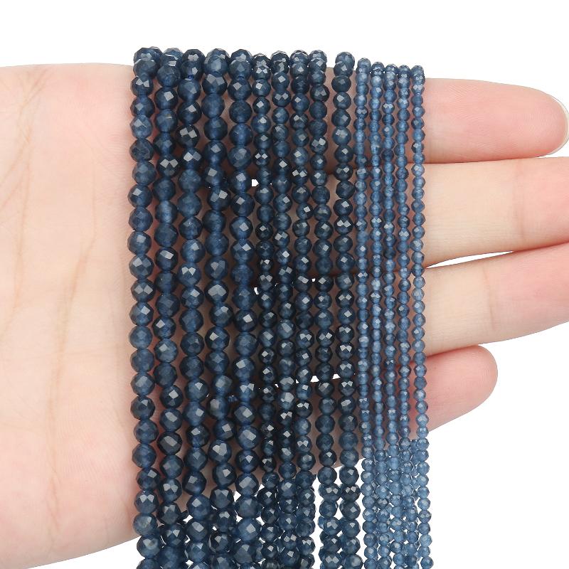 Other 2/3/4mm Faceted Natural Sapphire Stone Beads Gems Tiny Loose For Jewelry Making DIY Slim Bracelet Women Gifts
Other 2/3/4mm Faceted Natural Sapphire Stone Beads Gems Tiny Loose For Jewelry Making DIY Slim Bracelet Women Gifts