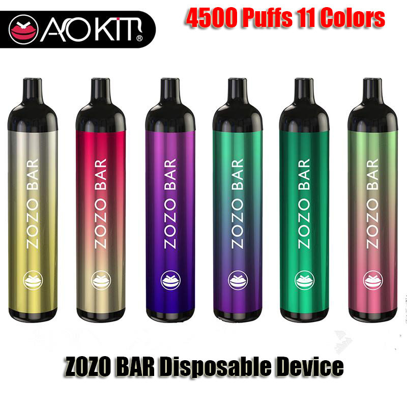 Original Aokit ZOZO BAR Disposable E-cigarettes Device 4500 Puffs 2200mAh Rechargeable Battery 15.8ml Prefilled Cartridge Pod Vape Pen Vs Air Max
Original Aokit ZOZO BAR Disposable E-cigarettes Device 4500 Puffs 2200mAh Rechargeable Battery 15.8ml Prefilled Cartridge Pod Vape Pen Vs Air Max