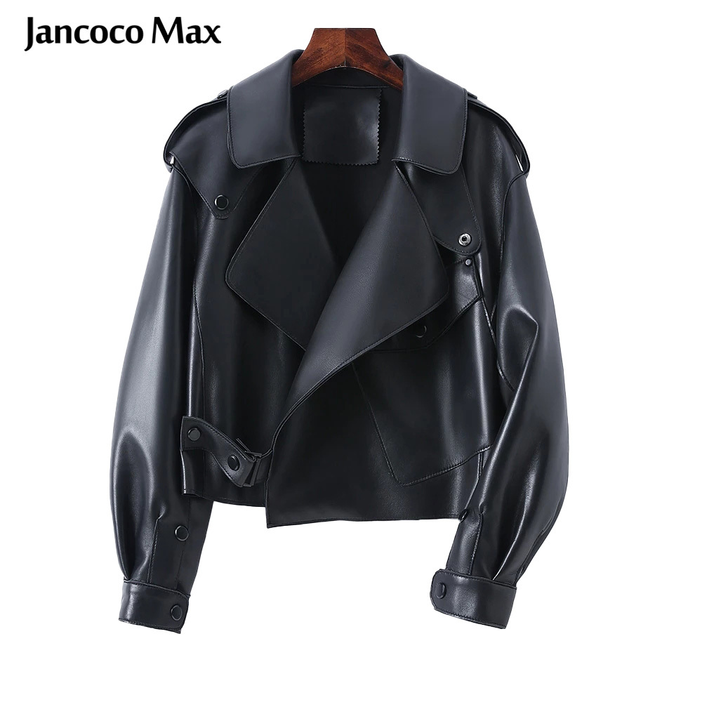 Sheepskin Coat For Women Leather Jacket Winter Spring Moto Biker Genuine Top Quality Black S7547, Red
Sheepskin Coat For Women Leather Jacket Winter Spring Moto Biker Genuine Top Quality Black S7547, Red
