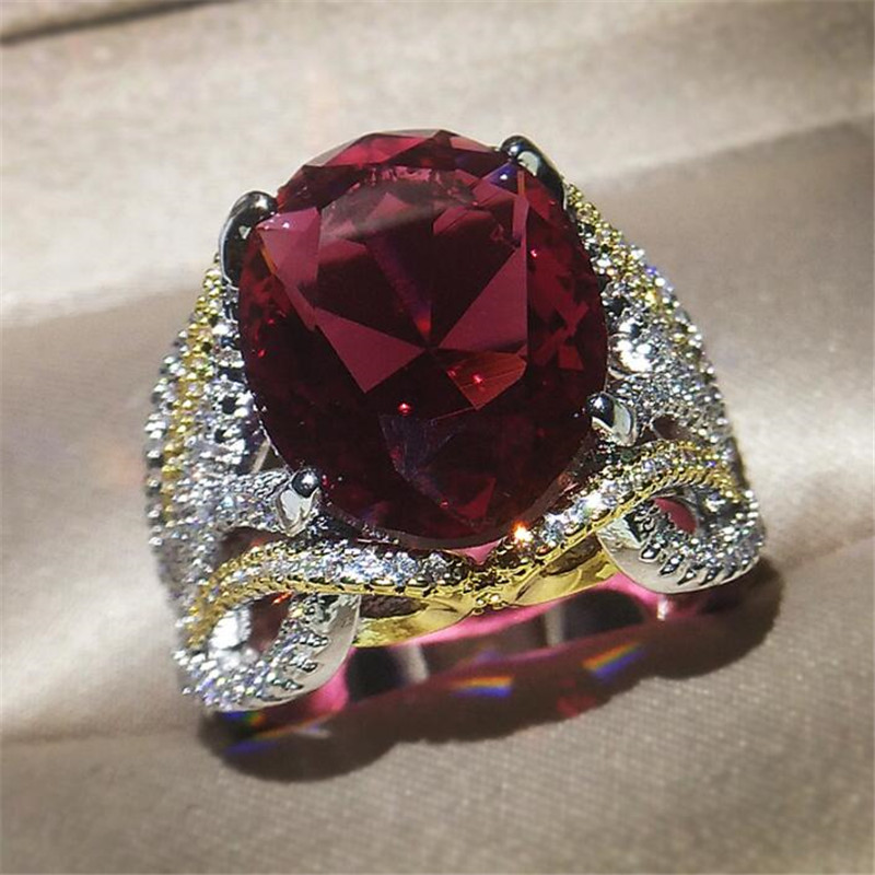 Sterg Sier Garnet Ring: Jewelry for Promise, Party, Engagement, or Gift