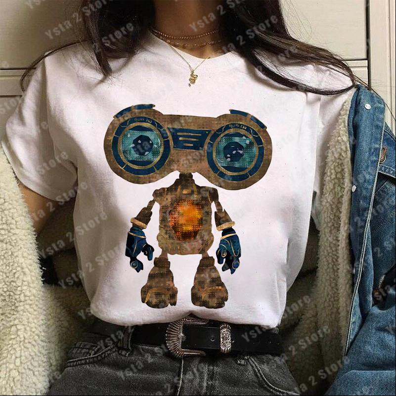 Jingle Jangle Women T Shirts A Christmas Journey shirt movie Graphic Harajuku Ullzang Cute Cartoon robot Tops female, White
Jingle Jangle Women T Shirts A Christmas Journey shirt movie Graphic Harajuku Ullzang Cute Cartoon robot Tops female, White