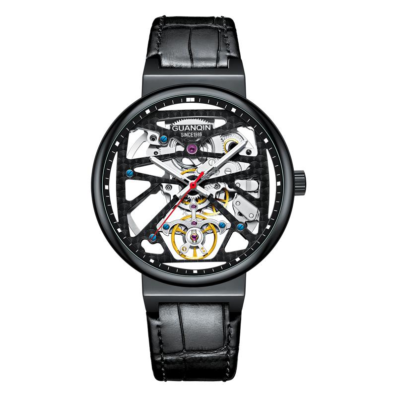 Fashion Skeleton Watch GUANQIN Watches Mens 2021 Hollow Out Tourbillon Automatic Sapphire Luminous Waterproof Wristwatches, Black
Fashion Skeleton Watch GUANQIN Watches Mens 2021 Hollow Out Tourbillon Automatic Sapphire Luminous Waterproof Wristwatches, Black