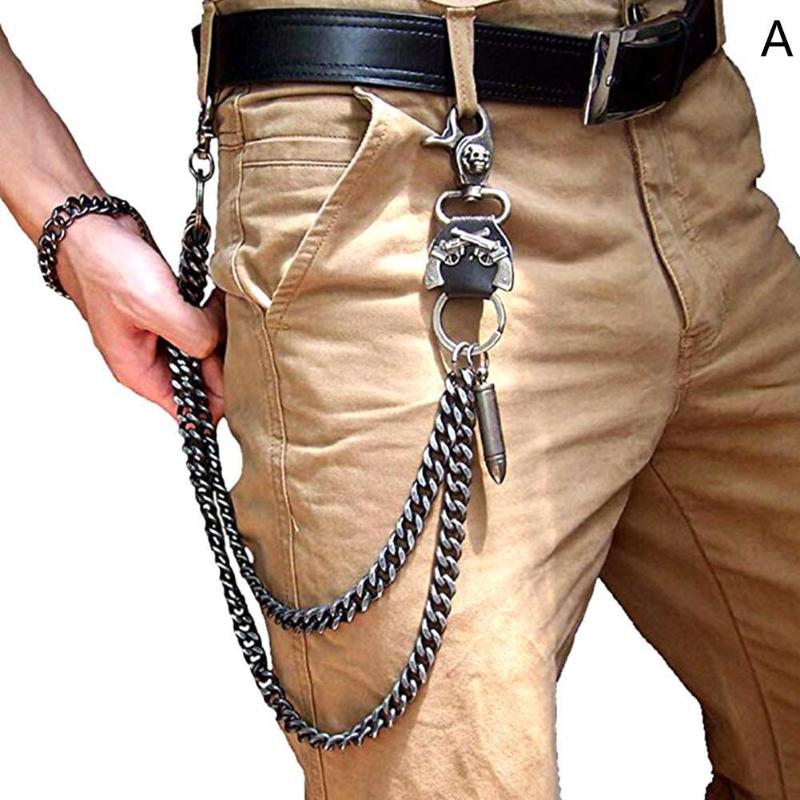 Keychains Punk Rock Metal Pants Waist Chain Men Women Key Big Ring Wallet Keychain Jeans Unisex Hip-hop Jewelry Gift Clothing Access
Keychains Punk Rock Metal Pants Waist Chain Men Women Key Big Ring Wallet Keychain Jeans Unisex Hip-hop Jewelry Gift Clothing Access