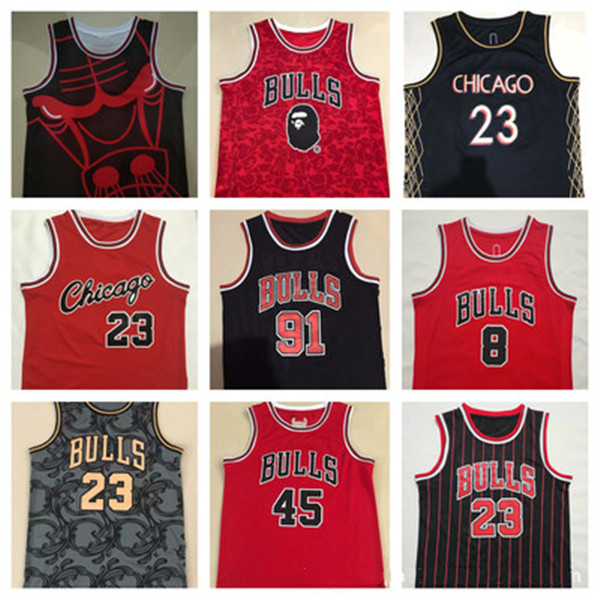 Retro Basketball Mitchell Ness Dennis Rodman Jersey 91 Scottie Pippen 33 Michael 23 Vintage Team Red White Stripe Black Stitch Good Quality
Retro Basketball Mitchell Ness Dennis Rodman Jersey 91 Scottie Pippen 33 Michael 23 Vintage Team Red White Stripe Black Stitch Good Quality