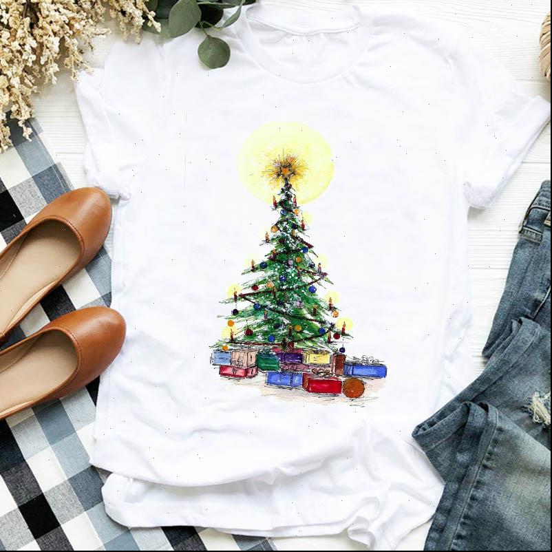 Women T Shirt Lady Gift Tree Happy time Holiday Autumn Winter Merry Christmas Tshirt Female Top Graphic Clothes Tee, White
Women T Shirt Lady Gift Tree Happy time Holiday Autumn Winter Merry Christmas Tshirt Female Top Graphic Clothes Tee, White